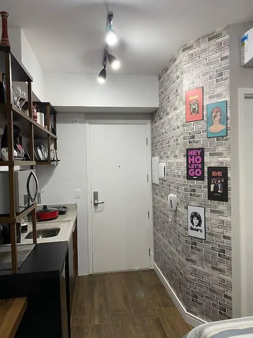 Apartment Studio Estilo Indus. Metro Luz Sao Paulo