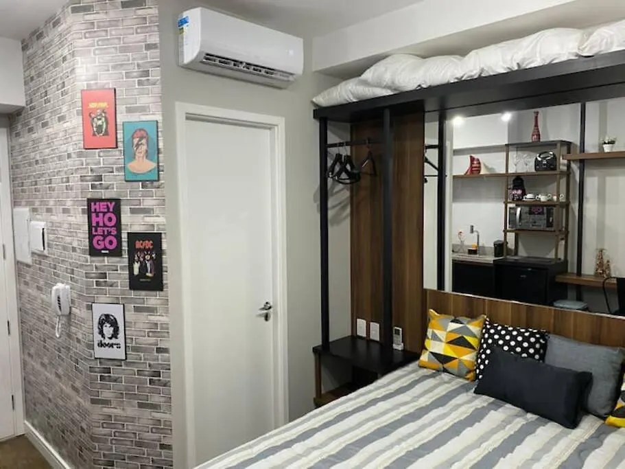 Studio Estilo Indus. Metro Luz Sao Paulo Apartment